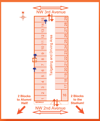Gator Parking and Tailgating Lot #2