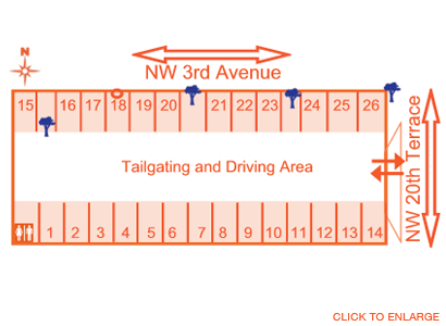 Gator Parking and Tailgating Lot #3