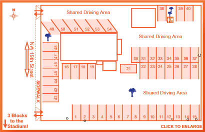 Gator Parking and Tailgating Lot #4