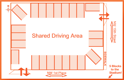 Gator Parking and Tailgating Lot #5