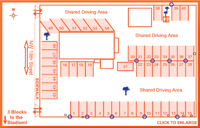 Gator Parking and Tailgating Lot #4